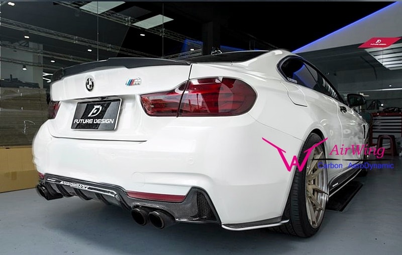 F32 F33 F36 - Performance style Carbon Rear Diffuser 02